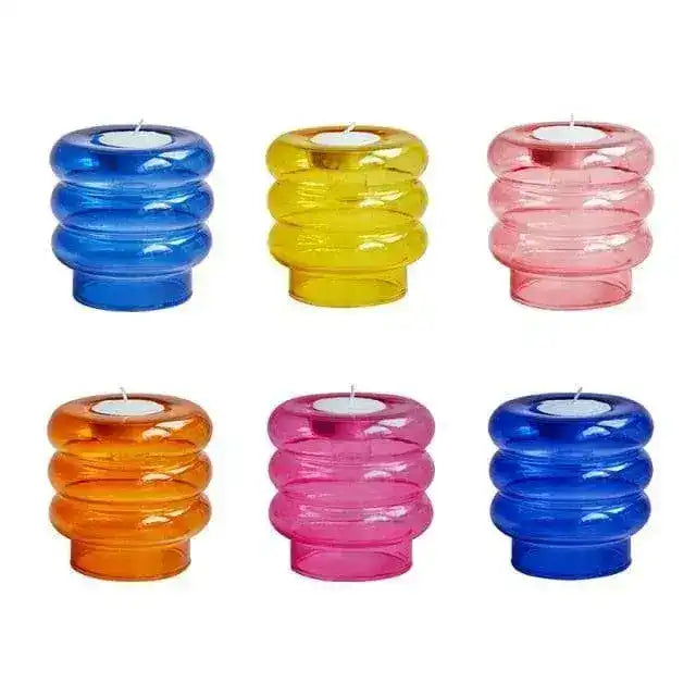 Dual Purpose Candlestick Taper Candle Holders - Pack of 2 - MAIA HOMES