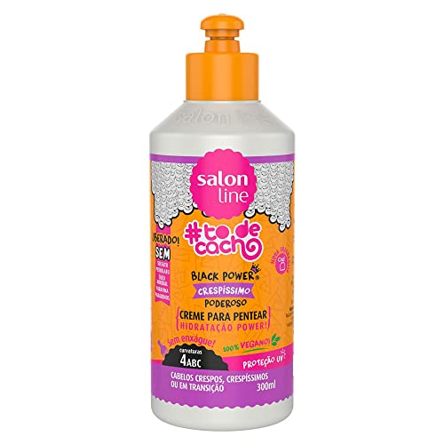 Linha Tratamento (#ToDeCacho) Salon Line - Creme De Pentear Que Tal Crespissimo Poderoso 300 Ml - (Treatment (#Curls) Collection - How About That? Extra Curly Power Combing Cream 10.14 Fl Oz)