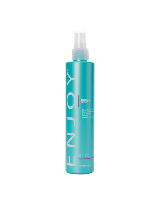 Enjoy Thermal Spray, Firm and Flexible Hold, Color Safe, Anti Frizz Hair Products, Hair Styling Cream, Hair Styling Products - 10.1 Oz, 300 ml