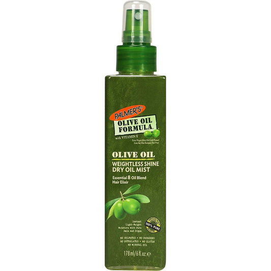 Palmer's Olive Oil Formula Weightless Shine Dry Oil Hair Mist, 6 Ounce