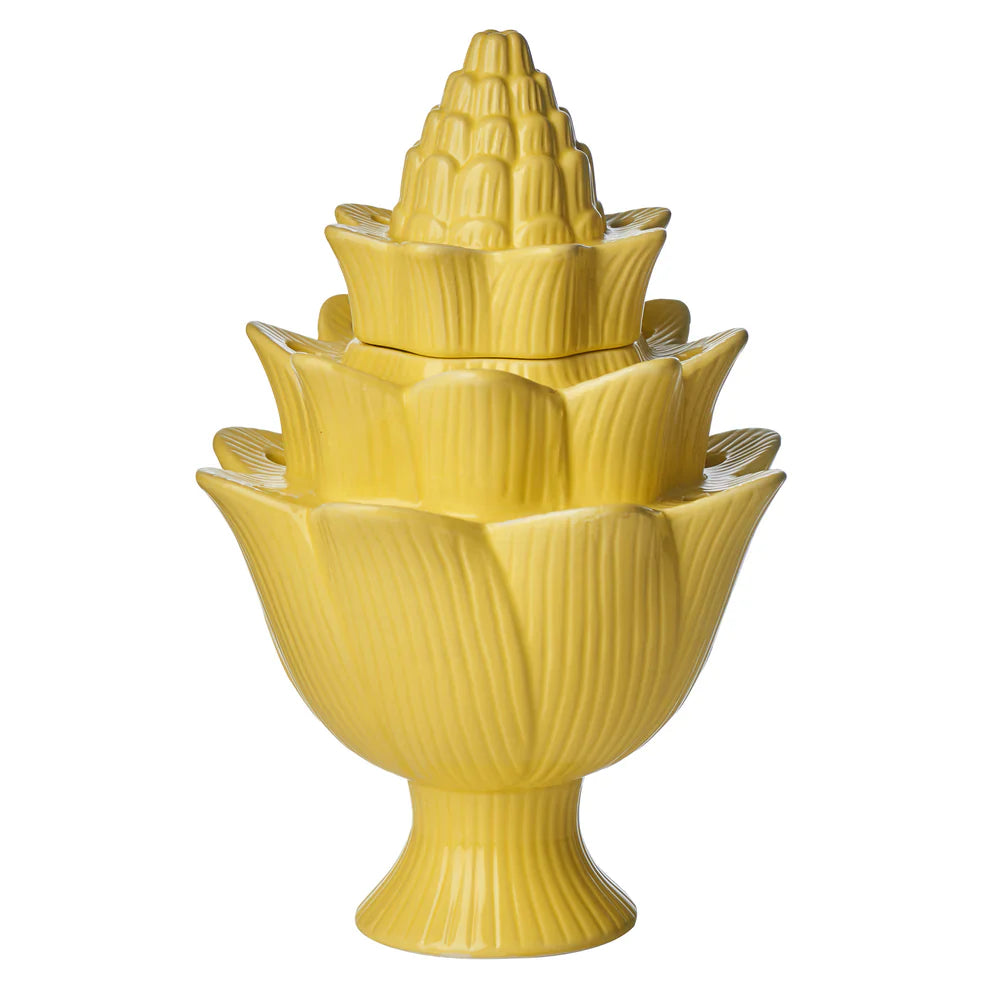 Large Yellow Artichoke Tulipiere