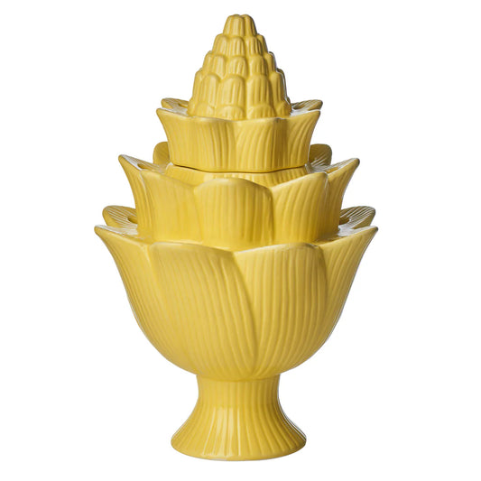 Large Yellow Artichoke Tulipiere