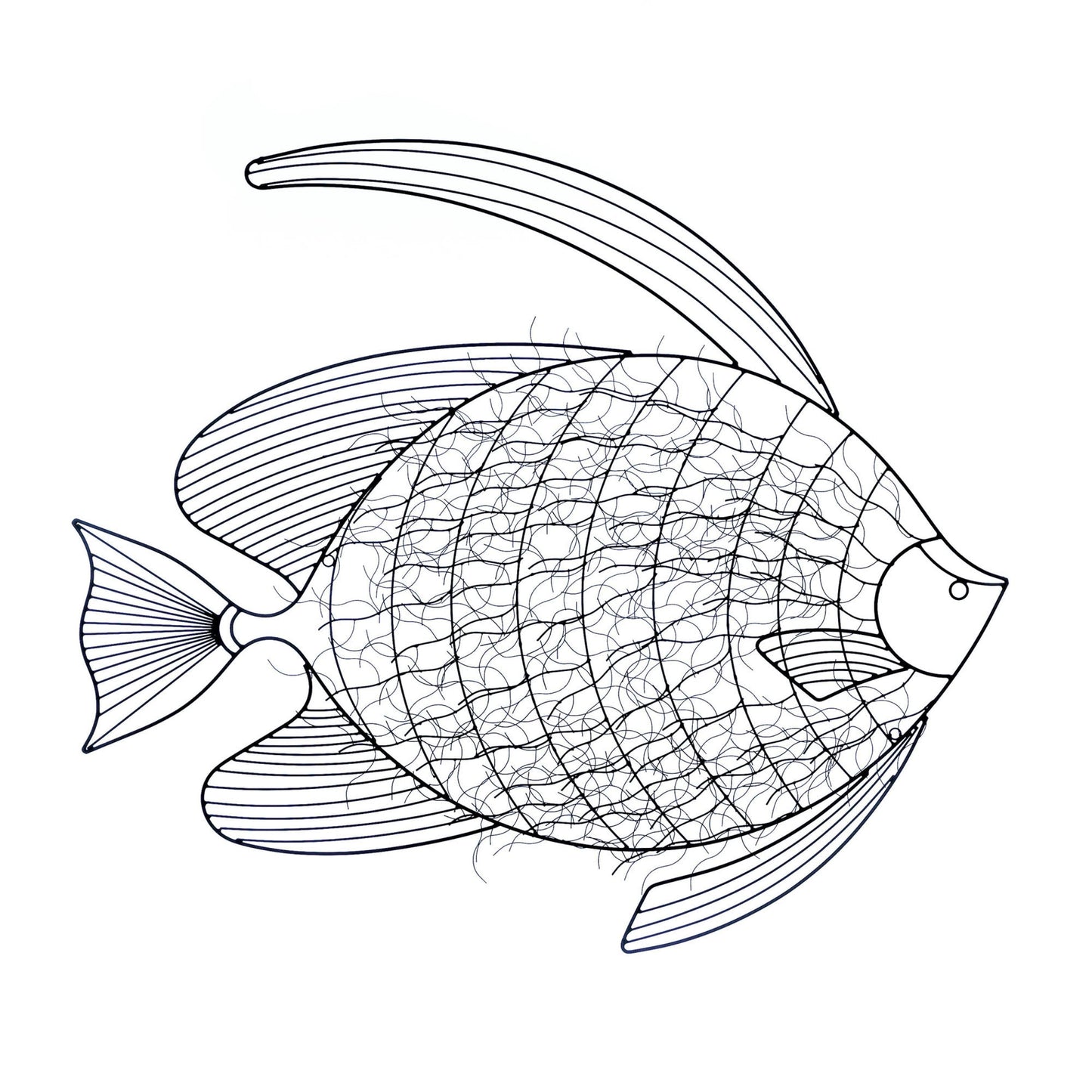 INTRICATE FISH WALL DECOR