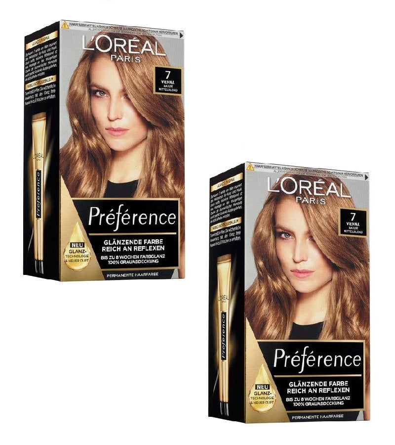 2xPack L'Oréal Paris Préférence Hair Color - 18 Varieties