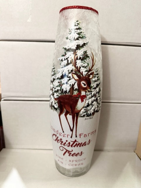 Jolly Holiday Pre-Lit Large Vase C-23