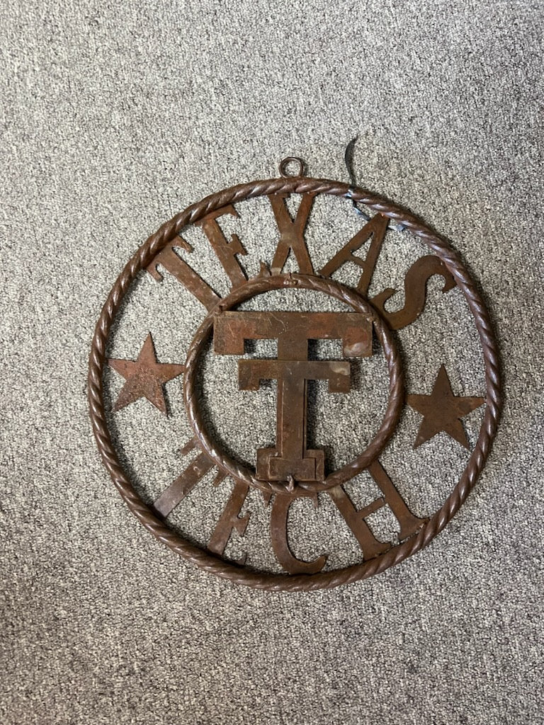 University Round Metal Sign