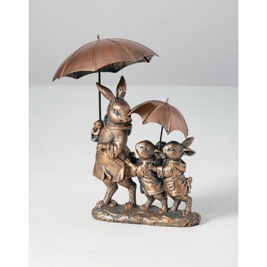 Bunnies with Umbrellas