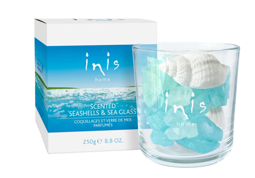 Inis Home Scented Seashells & Sea Glass 8.8 Oz.
