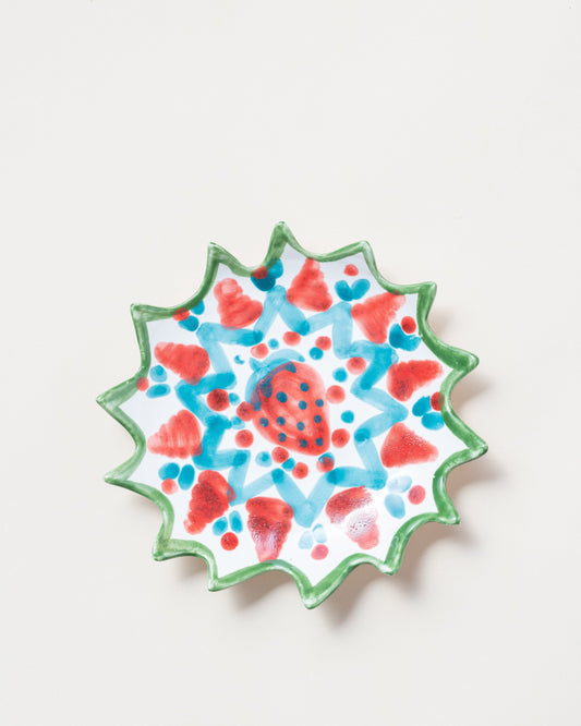 Strawberry Dessert Plate D20cm