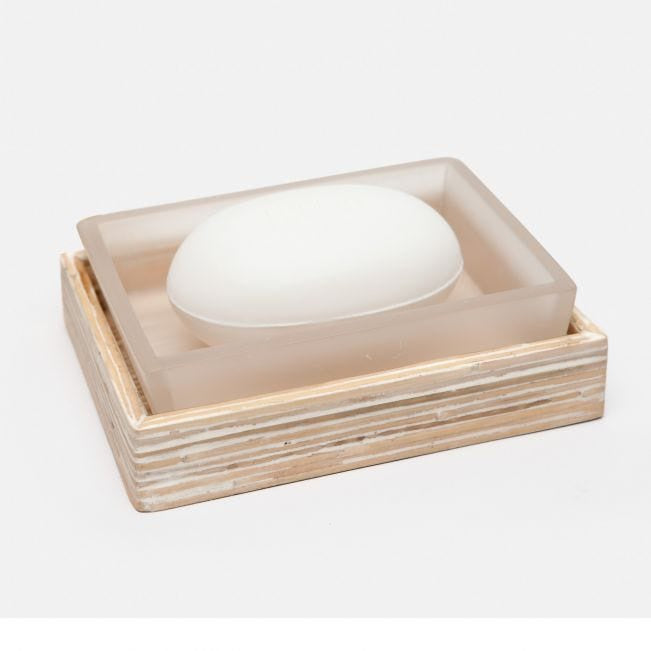Kona Bleached Rattan Soap Dish