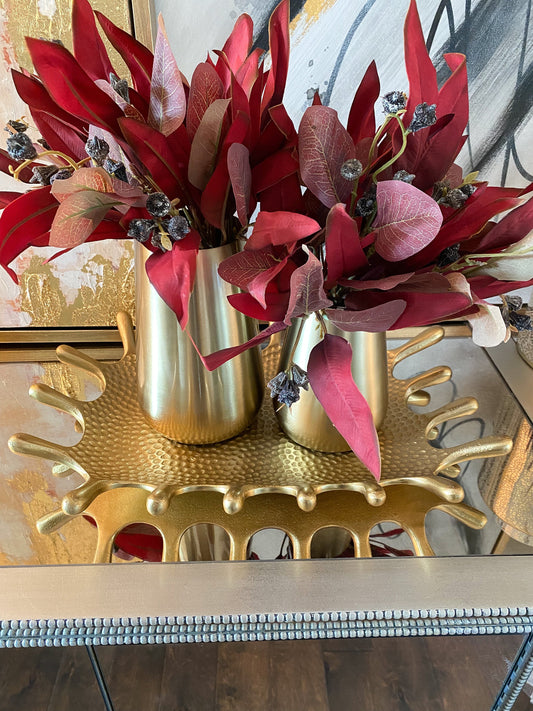 Hammered Rectangle Splash Tray (2 Colors)-Inspire Me! Home Decor