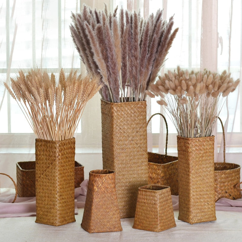 Bamboo Woven hand knitting