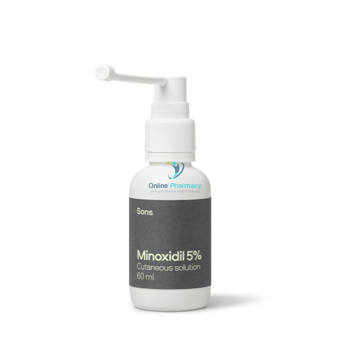 SONS Minoxidil Scalp Treatment Solution-60ml / 1 Month Supply