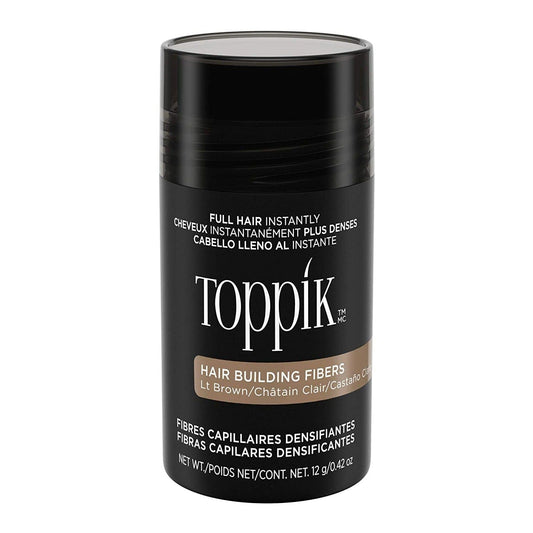 Toppik Hair Building Fibers - LIGHT BROWN Hair Styling Products Toppik 0.42 oz Shop at Exclusive Beauty Club