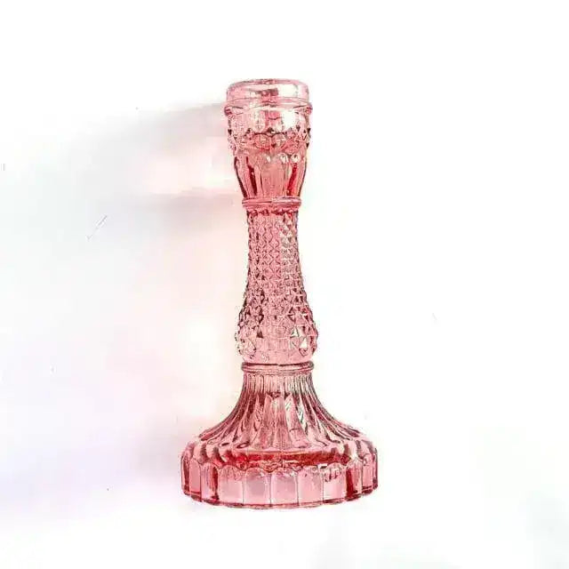 Vintage-Inspired Crystal Candle Holder - MAIA HOMES